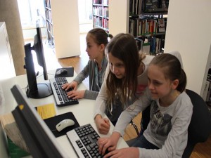 Bibliotheksbesuch